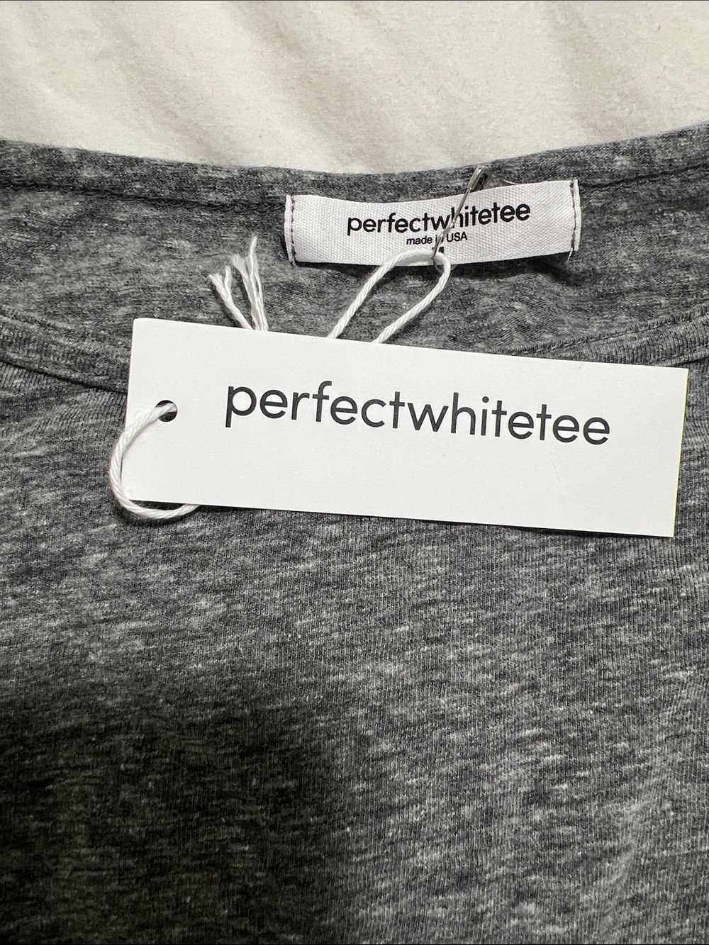 NWT Perfectwhitetee parker crispy cotton long sleeve boat neck top medium - Picture 6 of 9